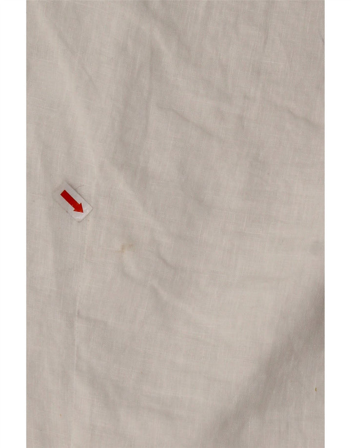 NARACAMICIE Chemisier sans manches pour femme UK 8 Petit Blanc