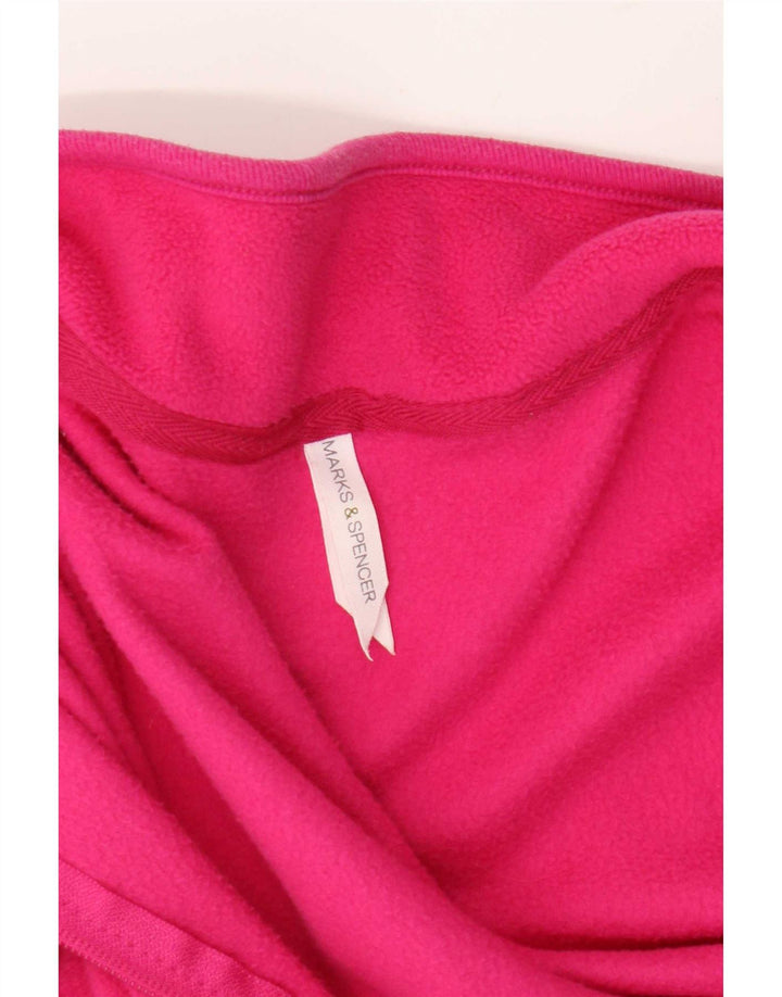 Marks & Spencer Veste polaire pour femme UK 14 Rose moyen