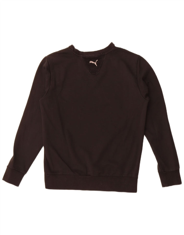 Puma Sweat-Shirt Graphique Homme Noir Moyen Coton