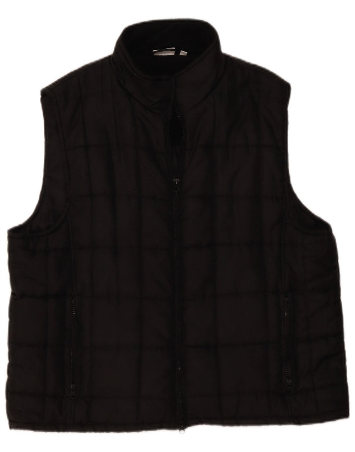 Identic Gilet Rembourré Homme UK 44 2XL Noir Polyester