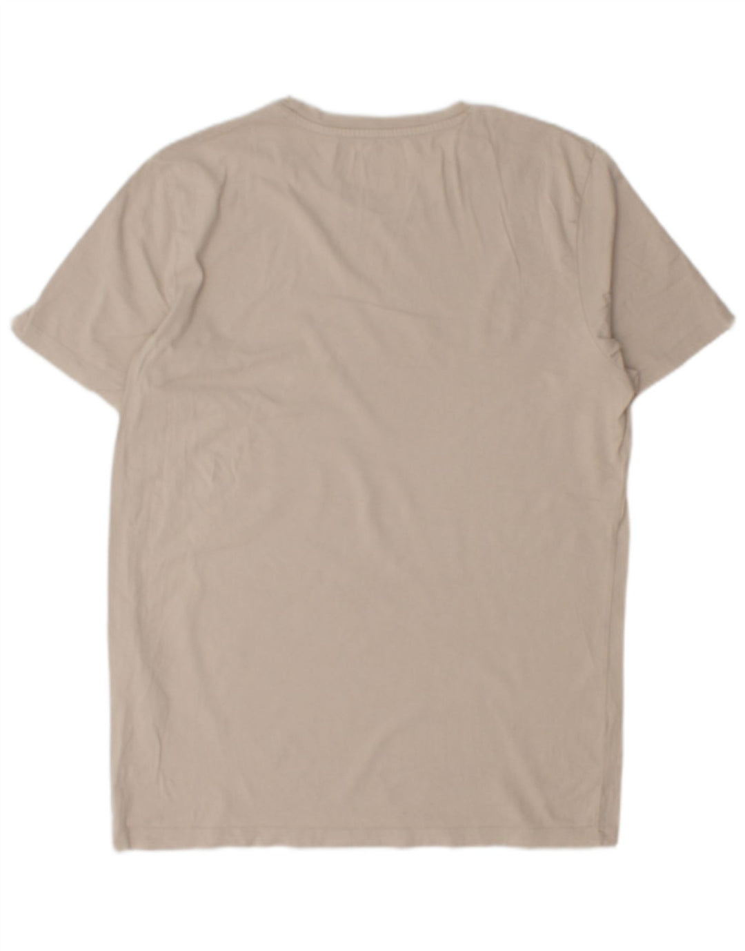 JACK & JONES T-Shirt Homme Beige Moyen Coton