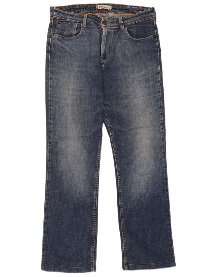 Levi's Jean Droit 627 Femme W34 L30 Bleu Coton