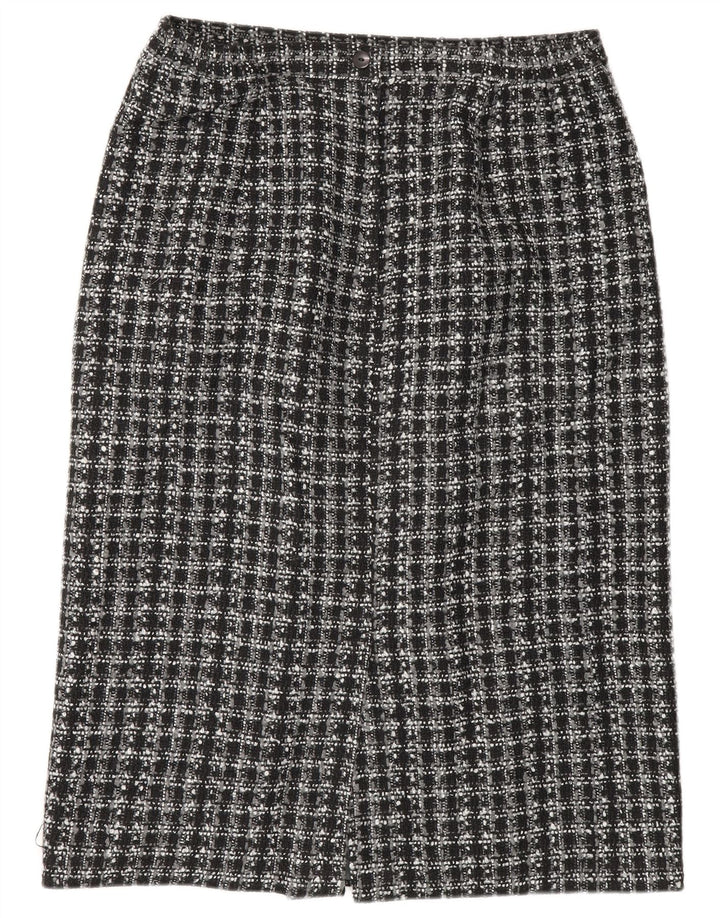 Klasse Jupe crayon pour femme UK 16 Large W32 Noir à carreaux Polyester