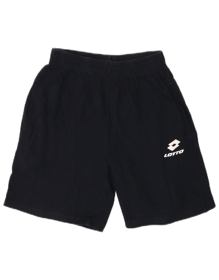 LOTTO Short de Sport Homme Bleu Marine Moyen Coton