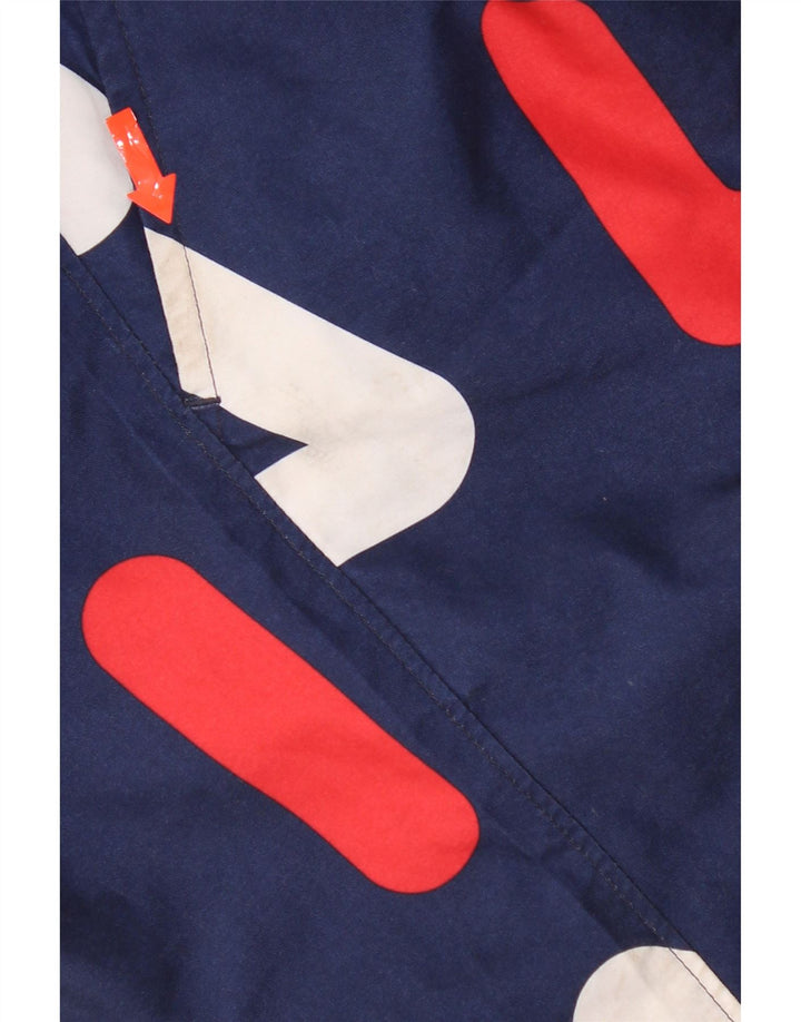 Fila Short de Bain Graphique Homme XL Bleu Marine Polyester