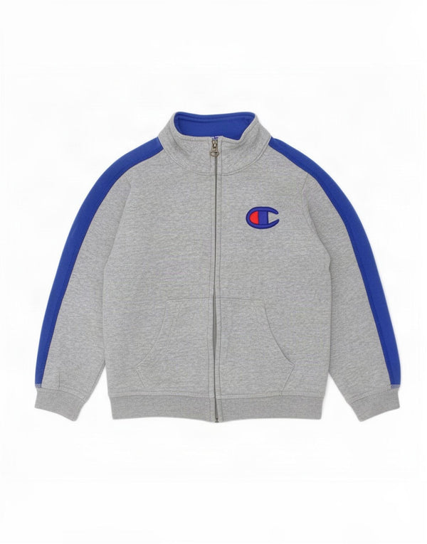 Champion Veste de survêtement graphique pour garçon 3-4 ans 2XS Gris Colorblock