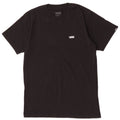 Vans T-shirt coupe classique pour hommes, petit, en coton noir