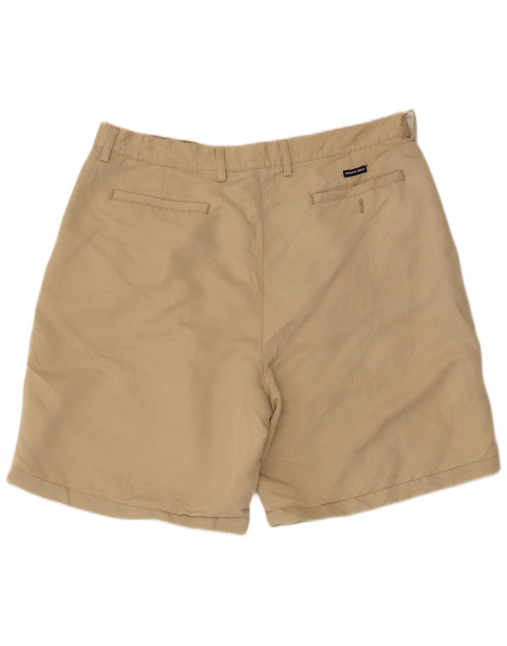 Chaps Short Chino Golf Pegged Homme W38 XL Rayonne Beige