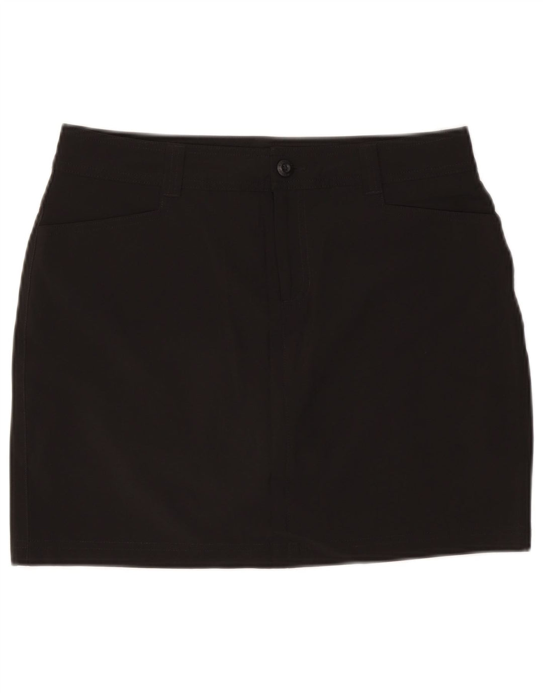 EDDIE BAUER Mini jupe femme US 8 Medium W30 Noir Polyester