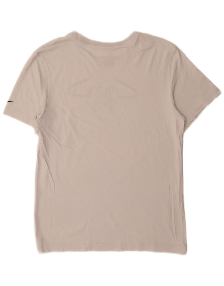 Nike Hommes Dri Fit Graphic T-Shirt Haut Petit Blanc