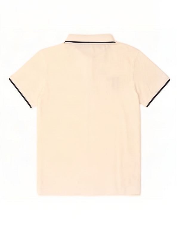 Trussardi Jeans Polo Homme Blanc Moyen Coton