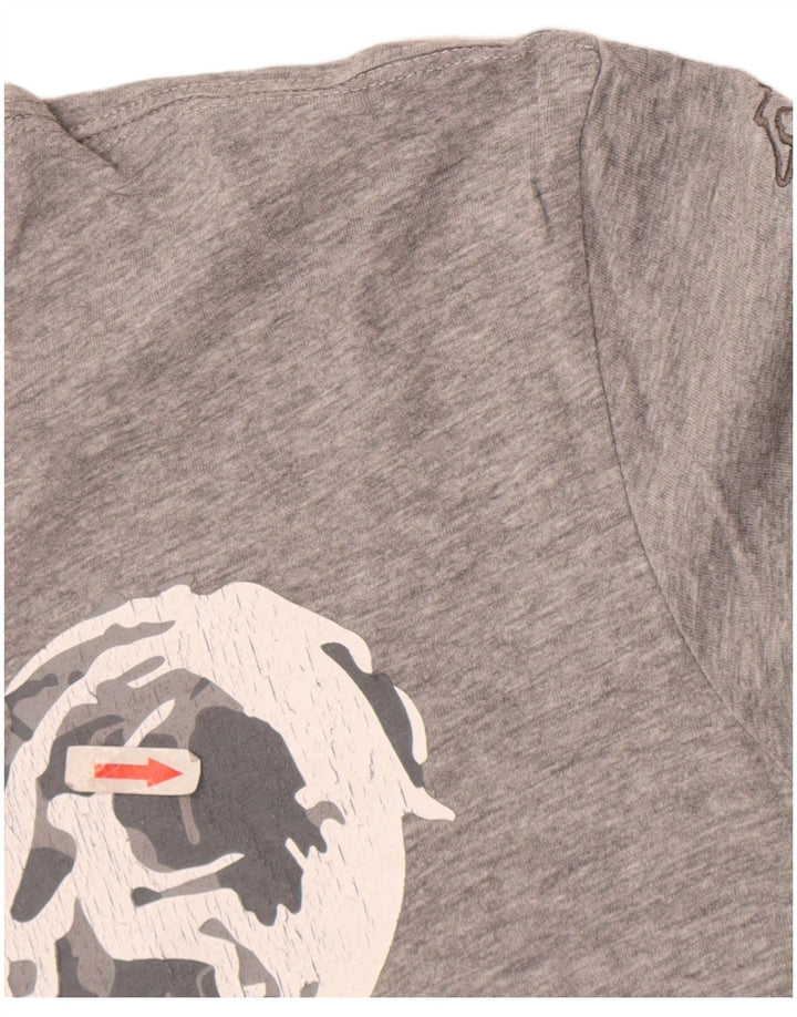 Kappa T-Shirt Graphique Homme Grand Gris