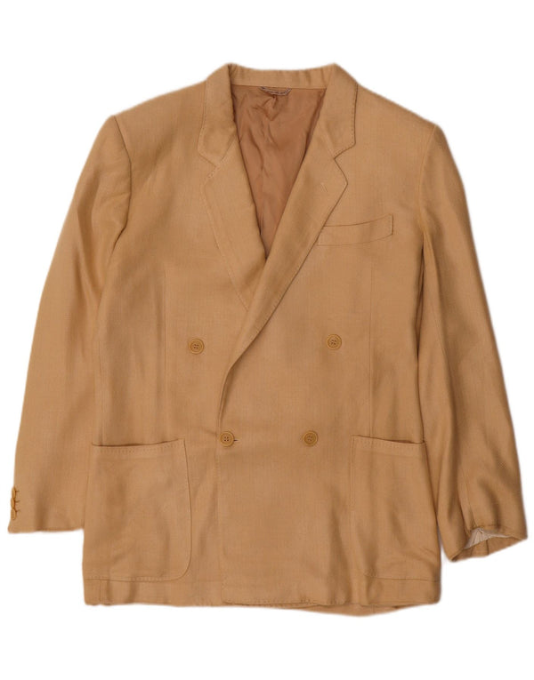 Veste Blazer Double Boutonnage Vintage Homme IT 50 Grand Beige