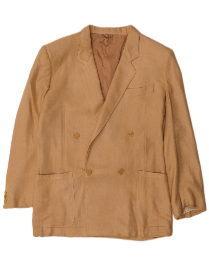 Veste Blazer Double Boutonnage Vintage Homme IT 50 Grand Beige