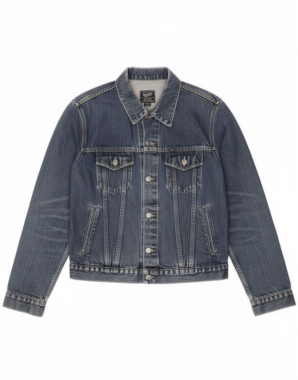 Gas Veste en Jean Femme UK 20 2XL Bleu Coton
