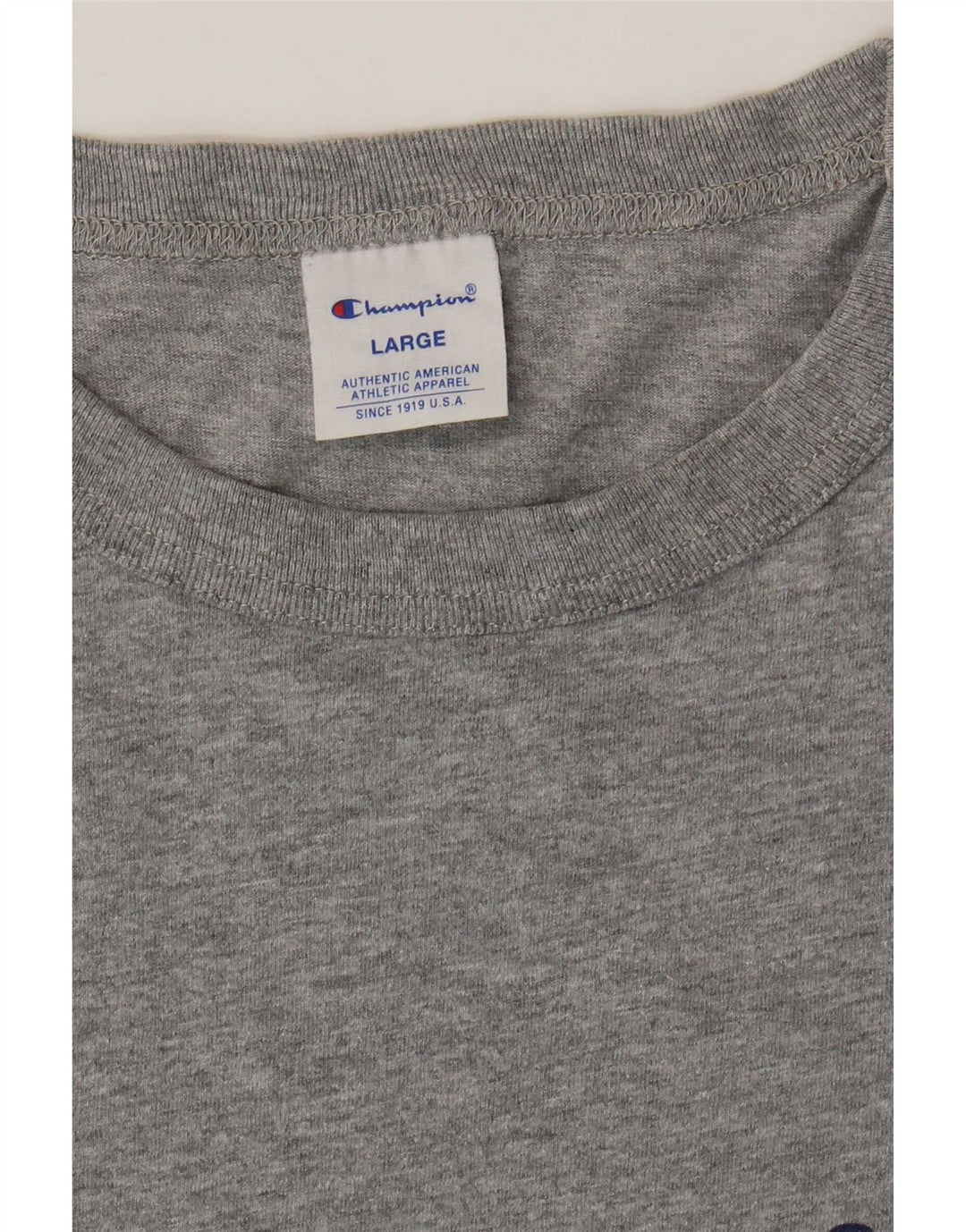 Champion T-Shirt Graphique Homme Grand Gris Moucheté
