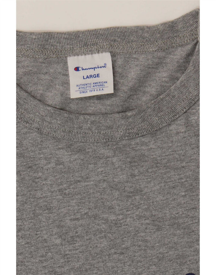 Champion T-Shirt Graphique Homme Grand Gris Moucheté