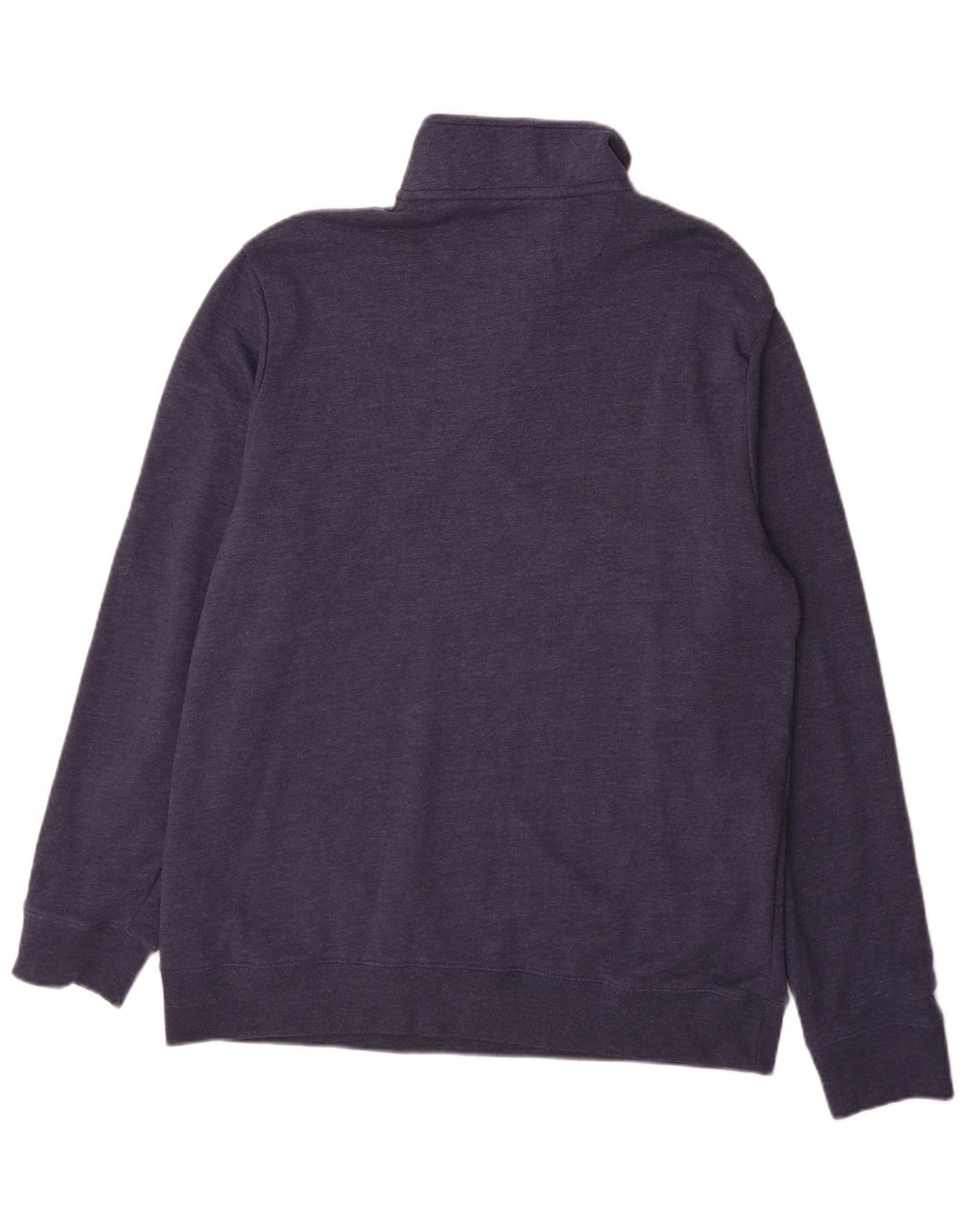 Chaps Pull Homme Col Zippé XL Bleu Marine Coton