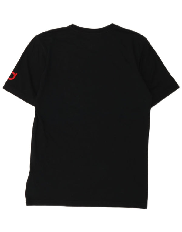 Nike Hommes Dri Fit Graphic T-Shirt Haut Petit Noir Coton