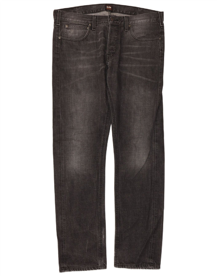 Lee Jean droit Daren W36 L34 homme gris coton