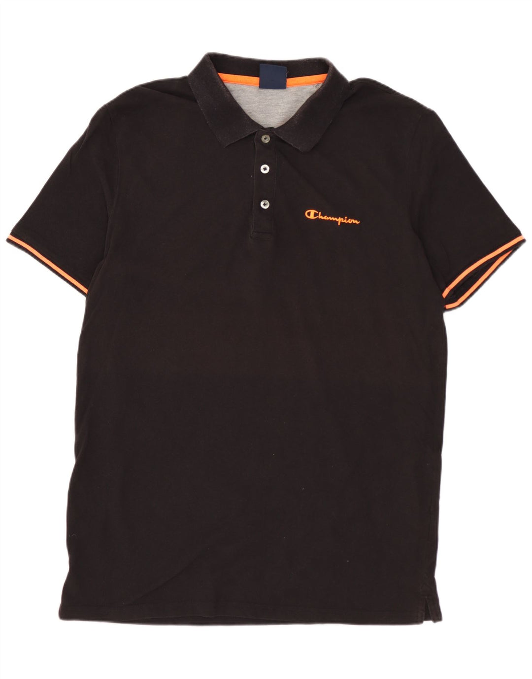 CHAMPION Polo Homme XL Noir Coton