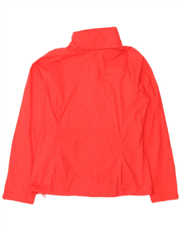 Columbia Veste de Pluie Femme UK 14 Medium Rouge Nylon