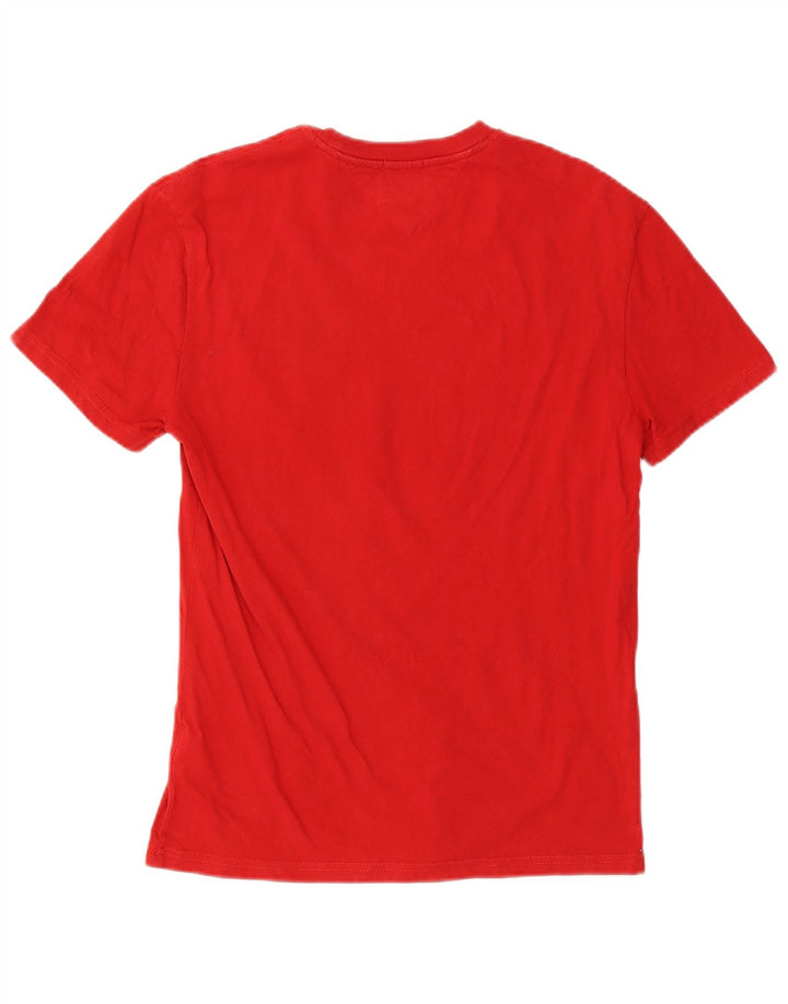 Tommy Hilfiger T-shirt graphique coupe classique pour homme, petit, rouge