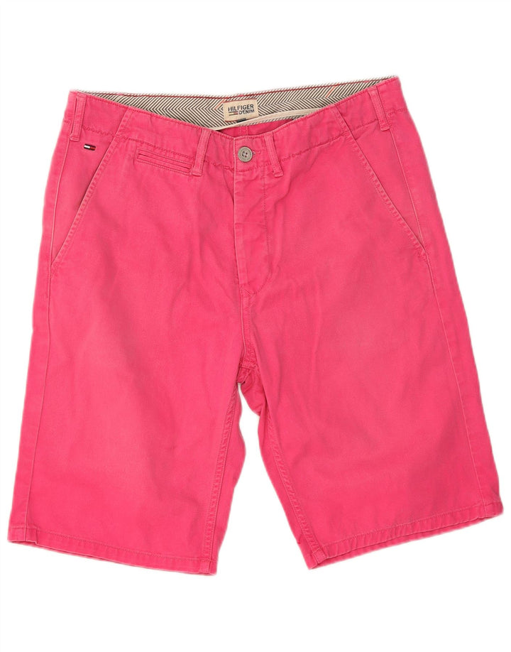 Tommy Hilfiger Short Chino Homme W30 Coton Rose Moyen