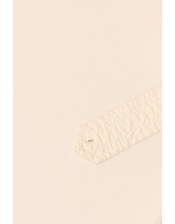 Trussardi Jeans Trench Femme IT 42 Moyen Blanc Cassé Polyester