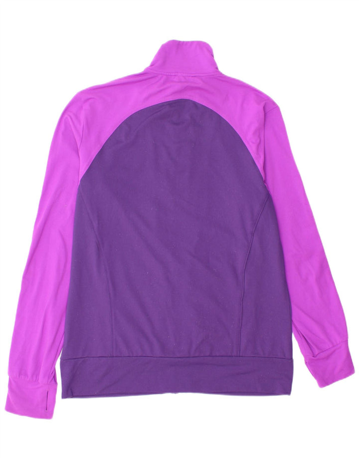 Adidas Veste de survêtement pour femme UK 12/14 Violet moyen Colourblock