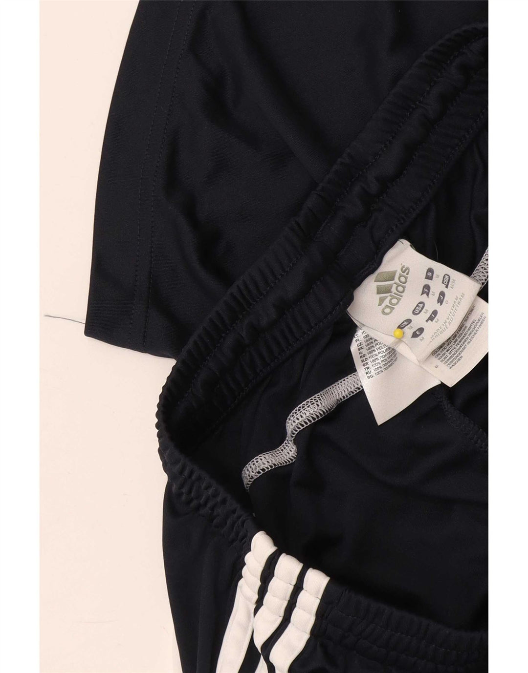 Adidas Short de sport pour femme en polyester color block bleu marine moyen