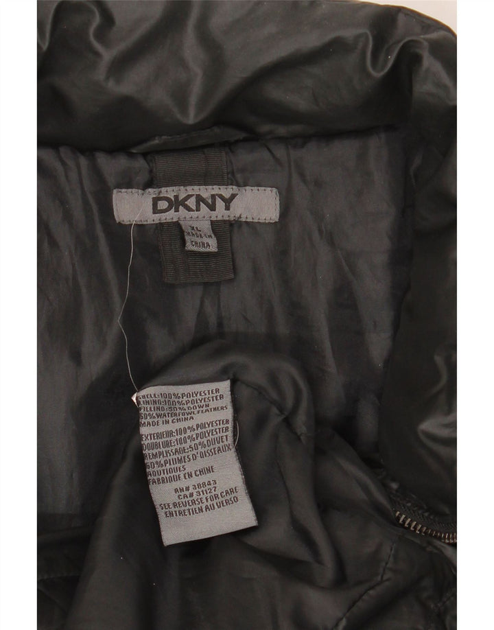 Dkny Veste matelassée pour homme UK 42 XL Noir Polyester