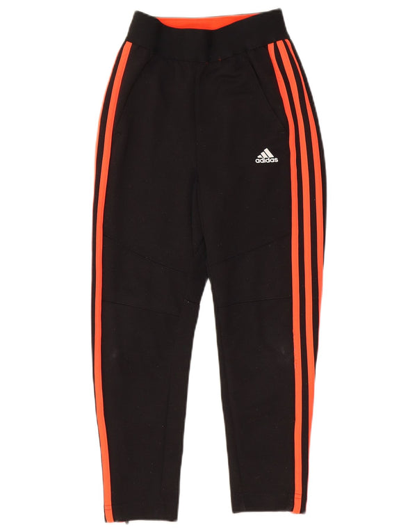 Adidas Pantalon de Survêtement Climalite Garçon 7-8 Ans Noir Polyester