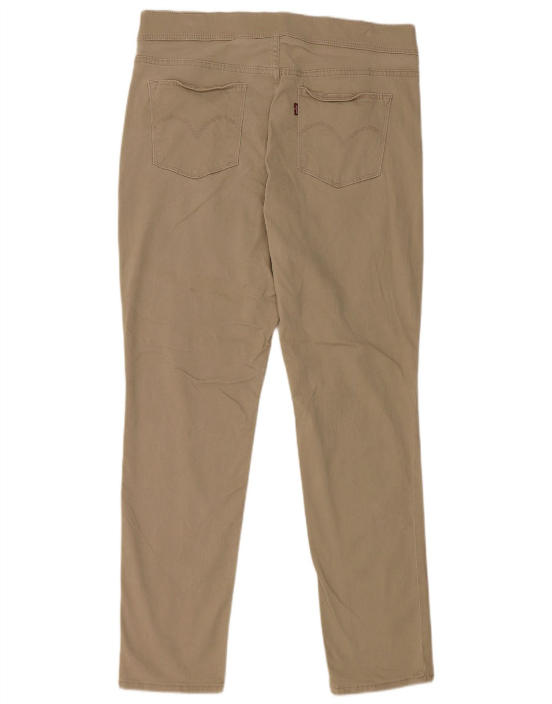 LEVI'S Pantalon décontracté skinny pour femme US 12 Large W31 L29 Coton beige