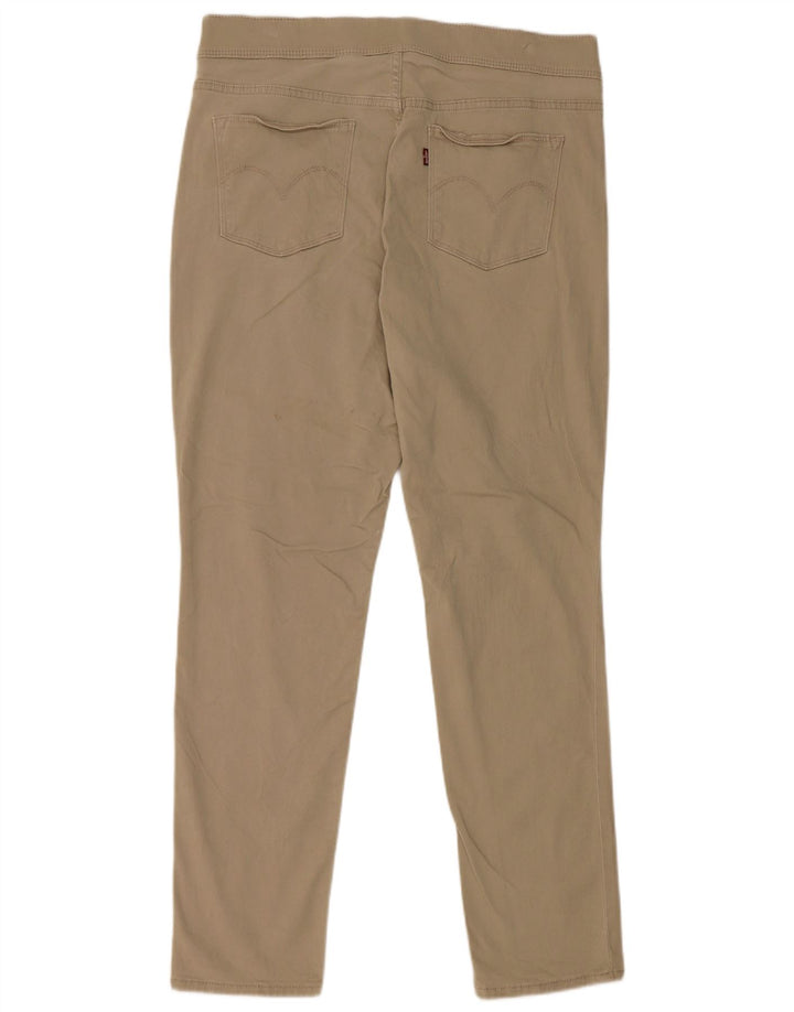 LEVI'S Pantalon décontracté skinny pour femme US 12 Large W31 L29 Coton beige