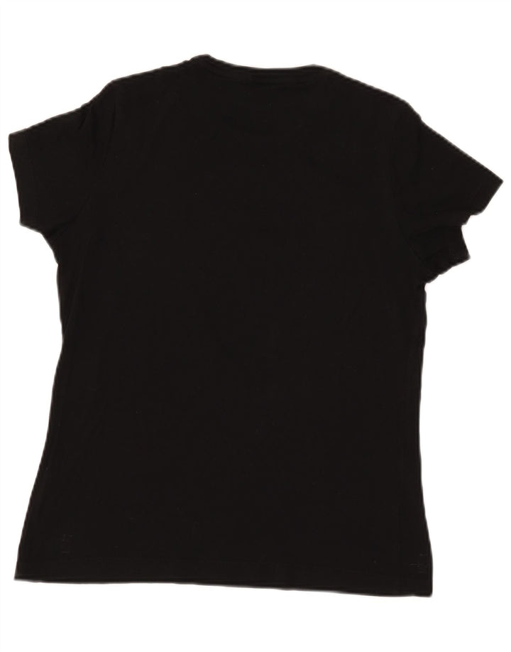Puma T-shirt graphique pour femme UK 14 Noir moyen