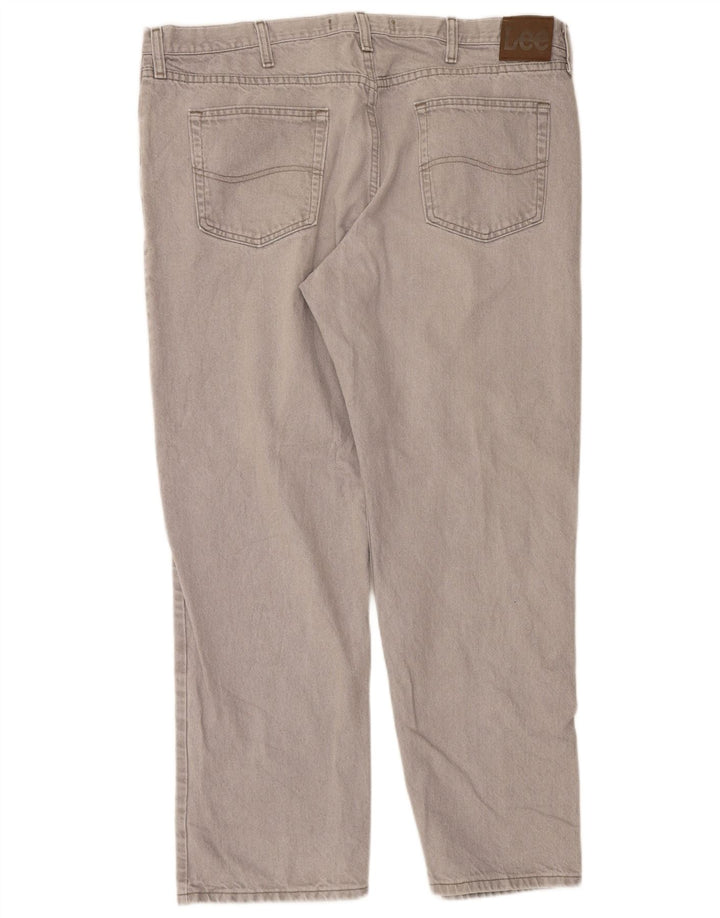 Lee Jean droit coupe droite W42 L30 homme gris coton