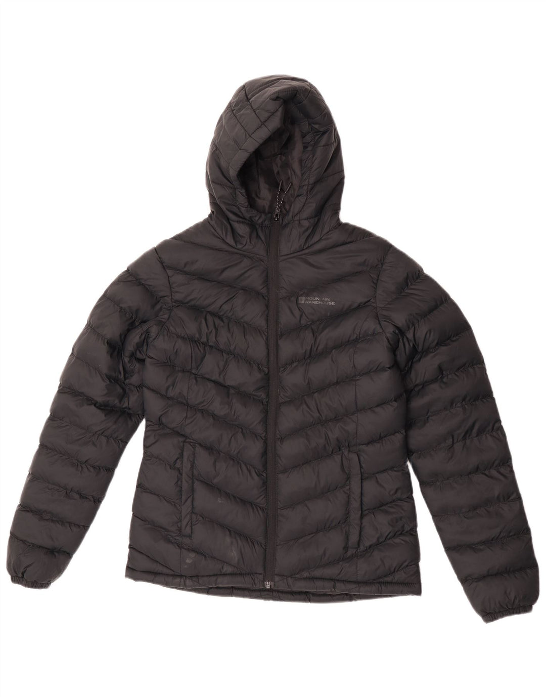 Mountain Warehouse Veste matelassée à capuche pour femme UK 6 XS Noir Polyester