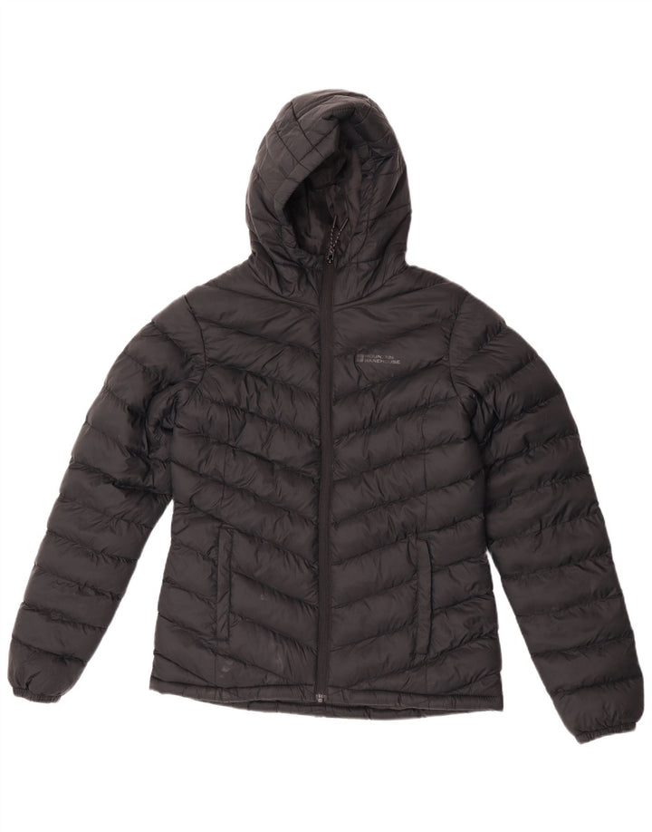 Mountain Warehouse Veste matelassée à capuche pour femme UK 6 XS Noir Polyester
