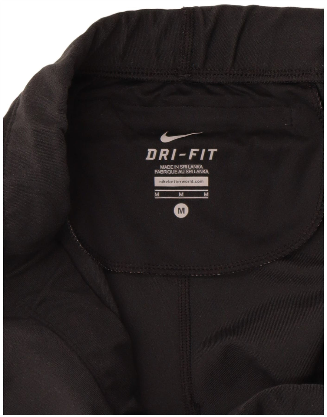 NIKE Legging graphique Dri Fit pour femme UK 12 Noir moyen