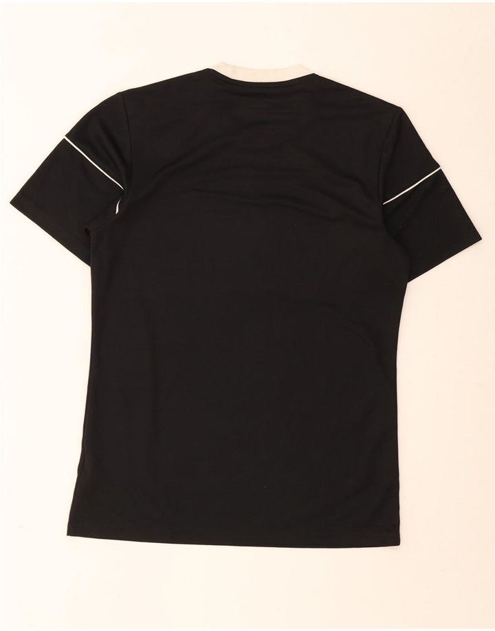 Adidas Hommes Climalite T-Shirt Haut Petit Noir Colorblock Polyester