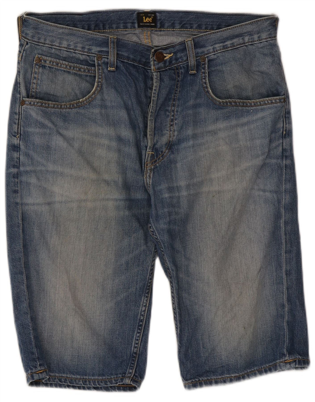 Lee Short en Jean W31 Homme Bleu Moyen Coton