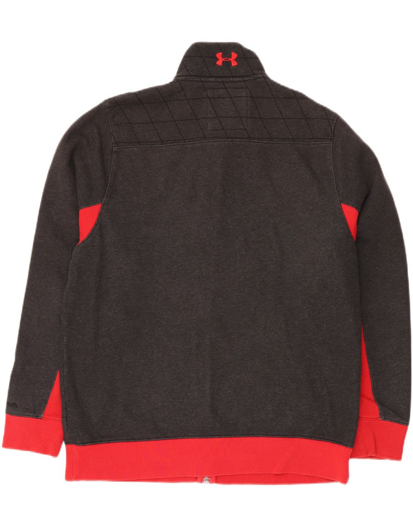 UNDER ARMOUR Veste de survêtement coupe régulière pour homme, grand gris color block