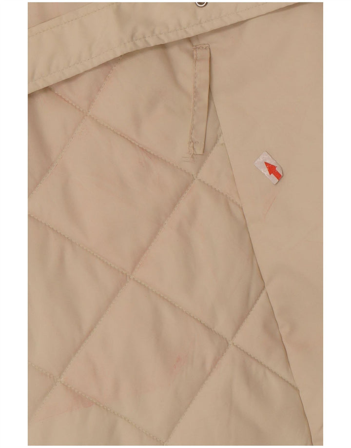 Slam Manteau matelassé pour femme UK 16 Large Off White Colourblock