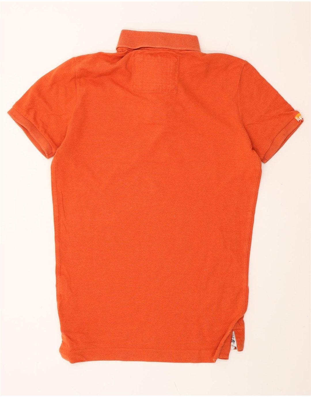 SUPERDRY Polo Homme Orange Moyen Coton