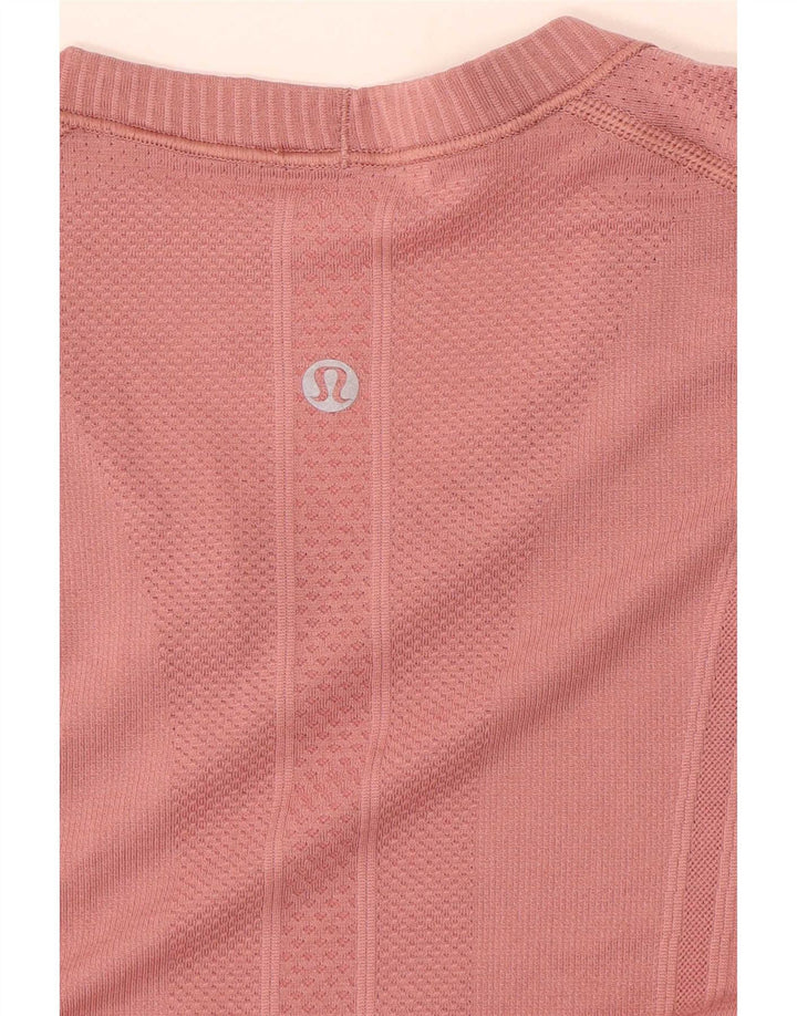 Lululemon Haut à manches longues pour femme UK 12 Rose moyen