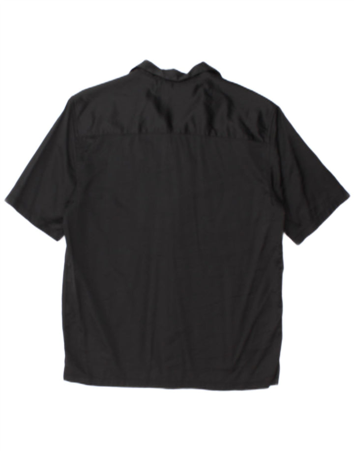 Chemise À Manches Courtes Homme Zara Petit Noir Viscose