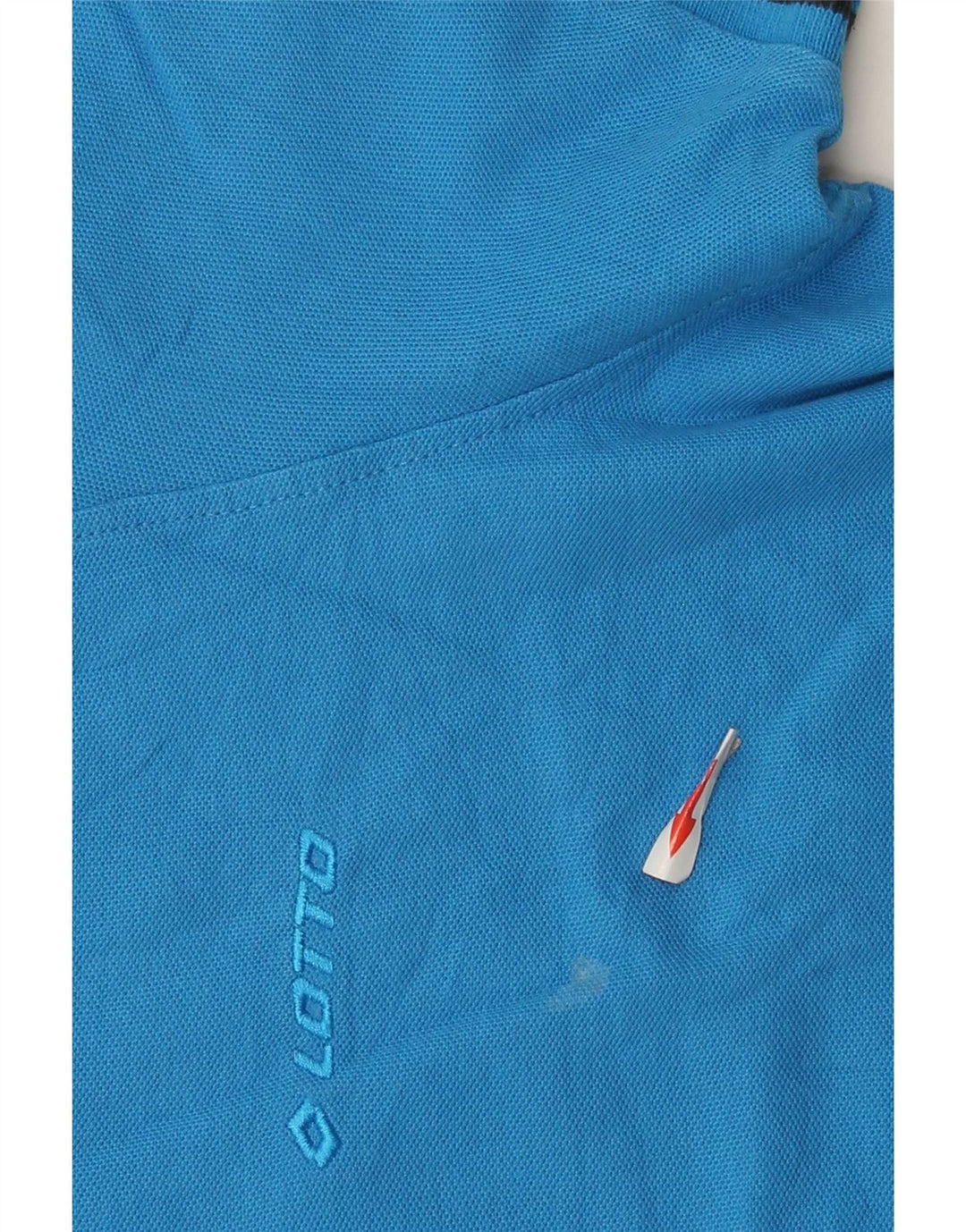 Lotto Polo Homme Bleu Moyen Coton