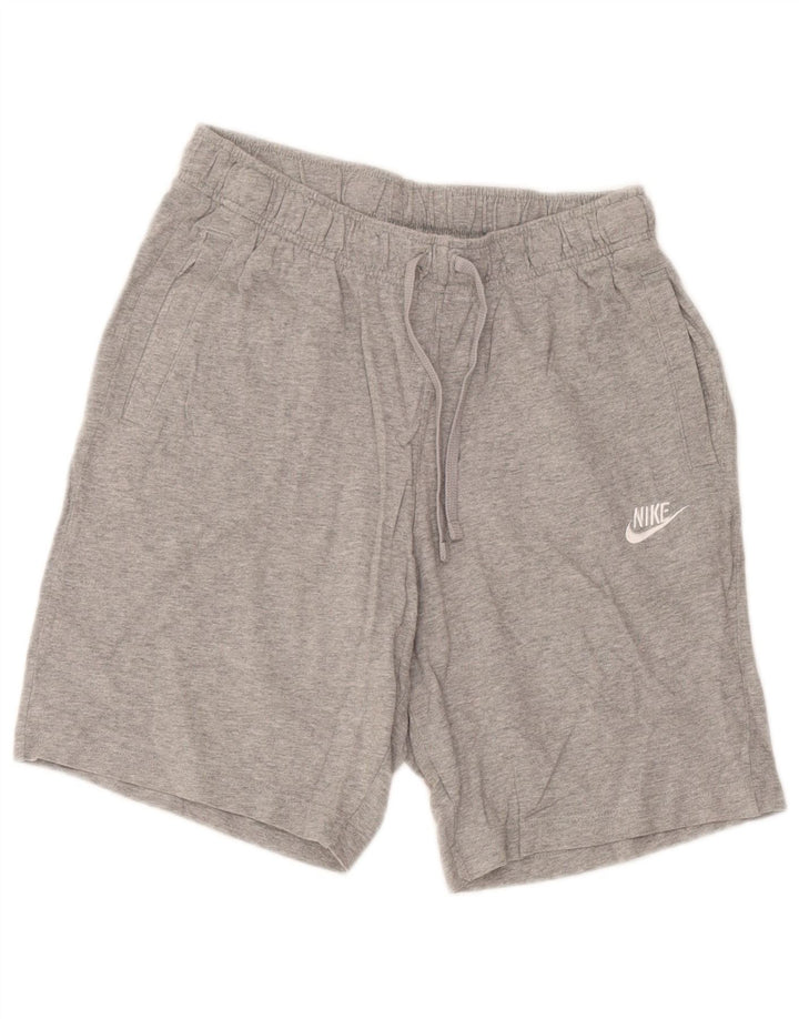 Nike Short de sport pour homme en coton moucheté Gris Taille S