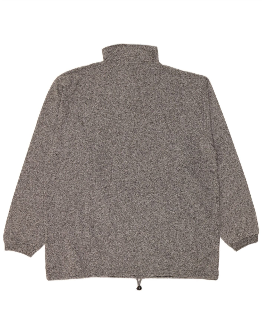 CHAMPION Sweat-Shirt Col Zippé Homme 2XL Gris Moucheté Coton